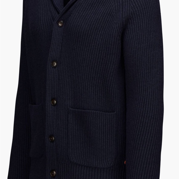 *NWT* Men's SWIMS Park Wool & Cotton Rib Cardigan - Picture 3 of 8
